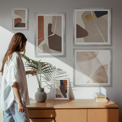 Galeria de parede Formas abstratas modernas