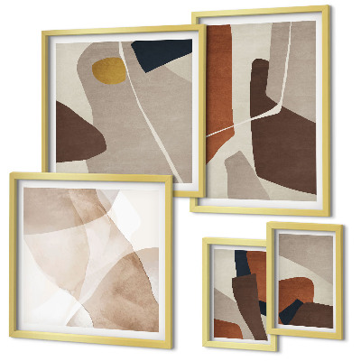 Galeria de parede Formas abstratas modernas
