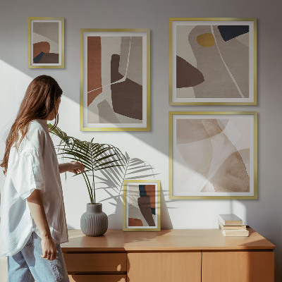 Galeria de parede Formas abstratas modernas