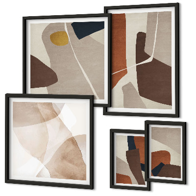 Galeria de parede Formas abstratas modernas