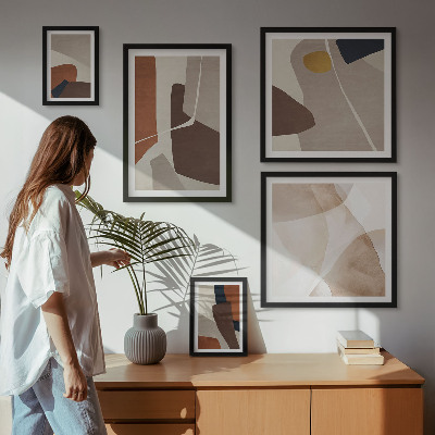 Galeria de parede Formas abstratas modernas