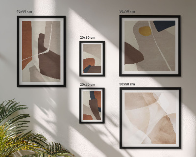 Galeria de parede Formas abstratas modernas