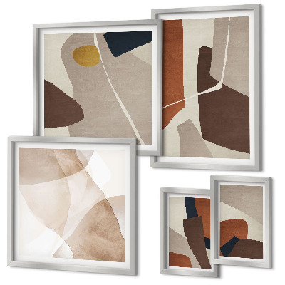 Galeria de parede Formas abstratas modernas