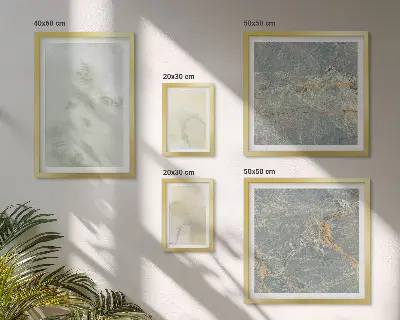 Galeria de quadros para parede com texturas de tinta aquarela em tons pastel