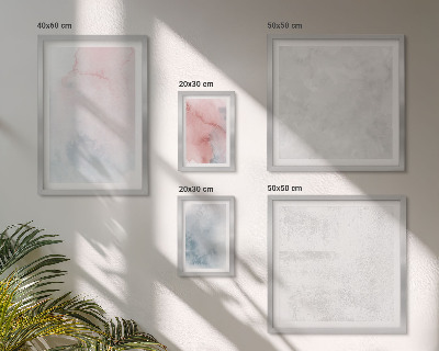 Galeria de parede Texturas em tons pastel de aquarela