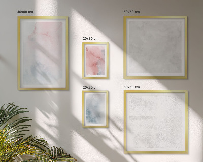 Galeria de parede Texturas em tons pastel de aquarela