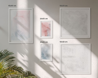 Galeria de parede Texturas em tons pastel de aquarela