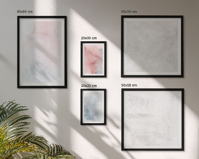 Galeria de parede Texturas em tons pastel de aquarela