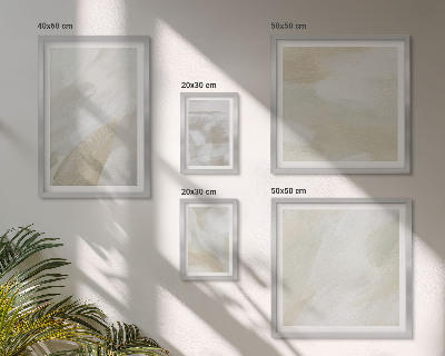 Galeria de parede Pintura abstrata com pincel.
