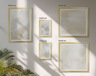 Galeria de parede Pintura abstrata com pincel.