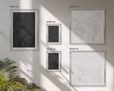 Conjunto de 5 quadros decorativos Mármores glamorosos de luz escura