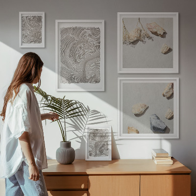 Galeria de parede Formas abstratas modernas