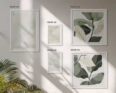 Conjunto de 5 quadros decorativos Cores vibrantes, abstrato, boho