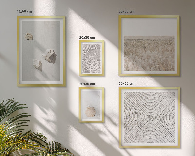 Galeria de parede Texturas de areia boho leves