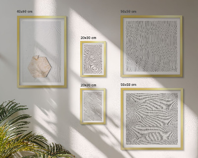 Parede galeria de quadros Texturas de areia boho leves