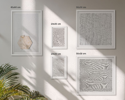 Parede galeria de quadros Texturas de areia boho leves
