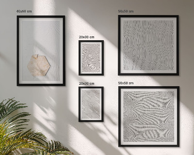 Parede galeria de quadros Texturas de areia boho leves