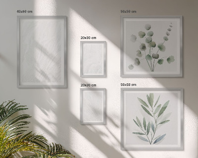 Conjunto de 5 quadros decorativos Estrutura elegante de galhos de mármore