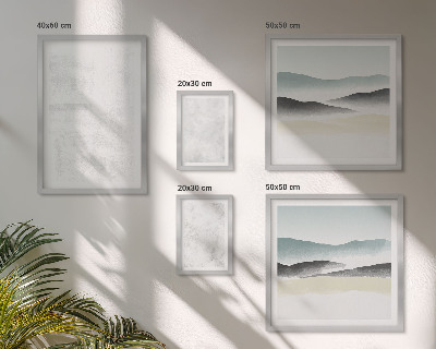 Parede galeria de quadros fundo abstrato com manchas brancas