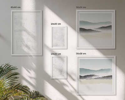 Parede galeria de quadros fundo abstrato com manchas brancas