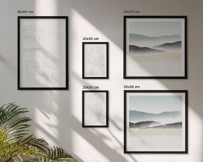 Parede galeria de quadros fundo abstrato com manchas brancas