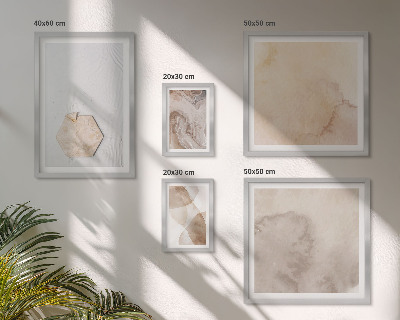 Parede galeria de quadros Abstração da natureza pelo designer