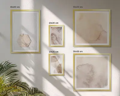 Galeria de quadros para parede abstração da natureza assinada pelo designer