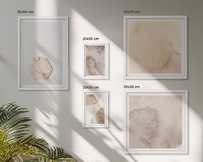 Parede galeria de quadros Abstração da natureza pelo designer