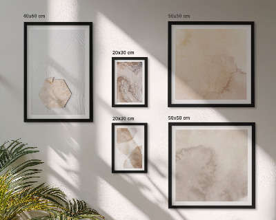 Parede galeria de quadros Abstração da natureza pelo designer