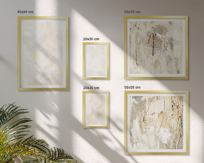 Parede galeria de quadros design de pintura com textura brilhante