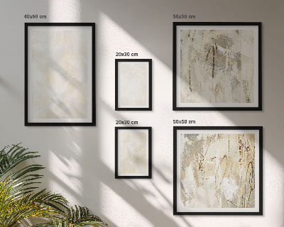 Parede galeria de quadros design de pintura com textura brilhante