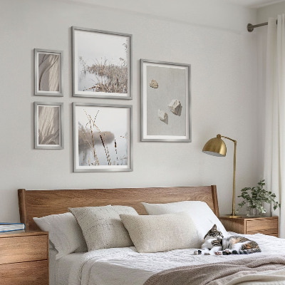 Galeria de parede Detalhes da estrutura em estilo boho
