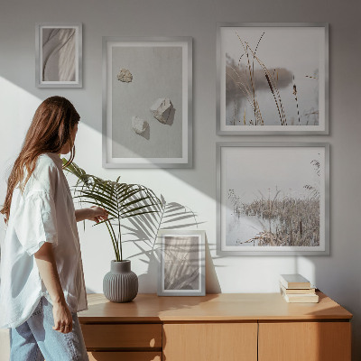 Galeria de parede Detalhes da estrutura em estilo boho