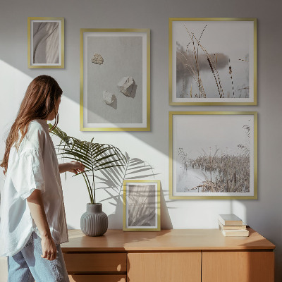 Galeria de parede Detalhes da estrutura em estilo boho