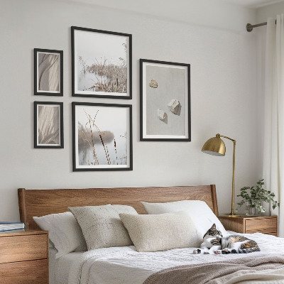 Galeria de parede Detalhes da estrutura em estilo boho