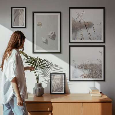 Galeria de parede Detalhes da estrutura em estilo boho