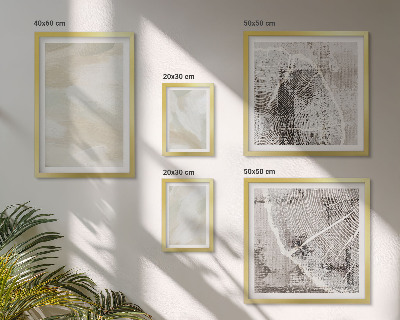 Conjunto de 5 quadros com moldura minimalismo na textura da tinta