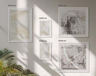 Conjunto de 5 quadros com moldura minimalismo na textura da tinta