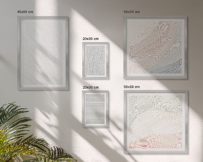 Conjunto de 5 quadros decorativos Estruturas brilhantes seguem padrões