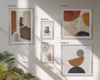 Parede galeria de quadros Decorações de pintura abstrata