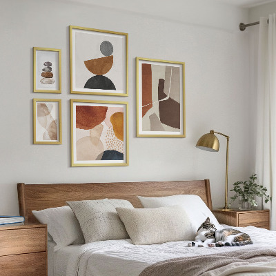Parede galeria de quadros Decorações de pintura abstrata