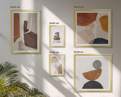 Parede galeria de quadros Decorações de pintura abstrata
