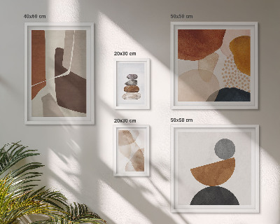Parede galeria de quadros Decorações de pintura abstrata