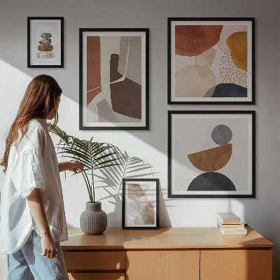Parede galeria de quadros Decorações de pintura abstrata