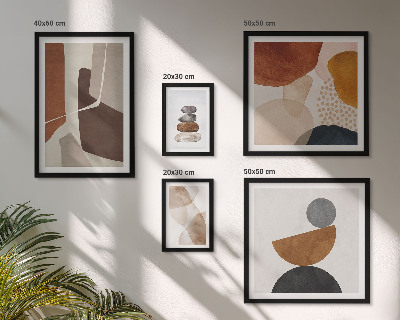 Parede galeria de quadros Decorações de pintura abstrata