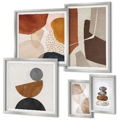 Parede galeria de quadros Decorações de pintura abstrata