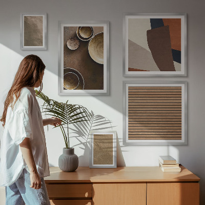 Galeria de parede Estruturas minimalistas de pedra