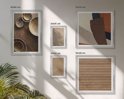 Galeria de parede Estruturas minimalistas de pedra