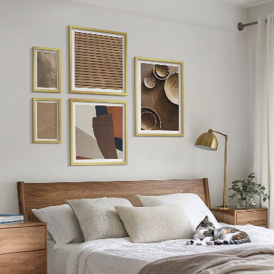 Galeria de parede Estruturas minimalistas de pedra