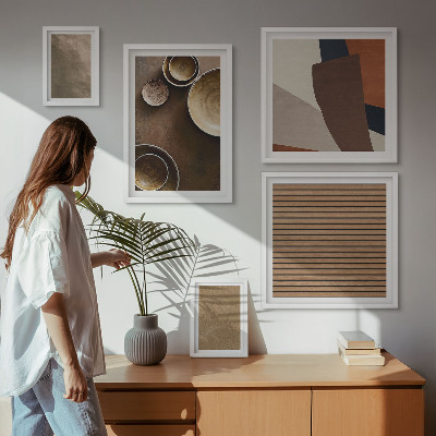 Galeria de parede Estruturas minimalistas de pedra